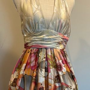 Adrianna Papell Evening Halter Dress